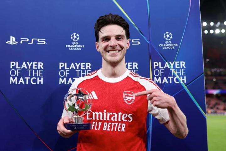  赖斯闪耀酋长球场；阿森纳淘汰勒沃库森，挺进欧冠八强。 体育新闻