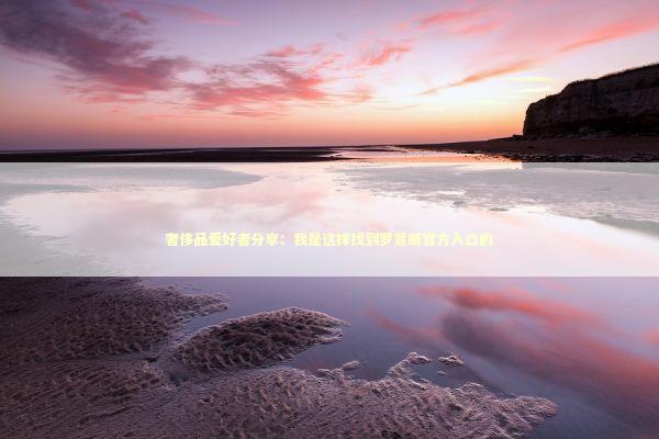 奢侈品爱好者分享：我是这样找到罗意威官方入口的 时尚用品